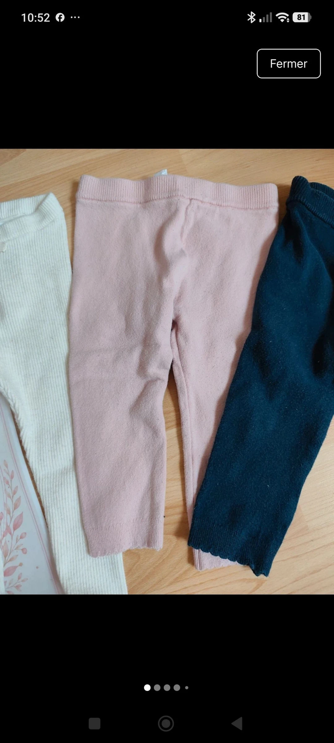 Set of 6 winter leggings 24 months – photo 7